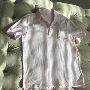 J. Crew Light Pink Polo Shirt